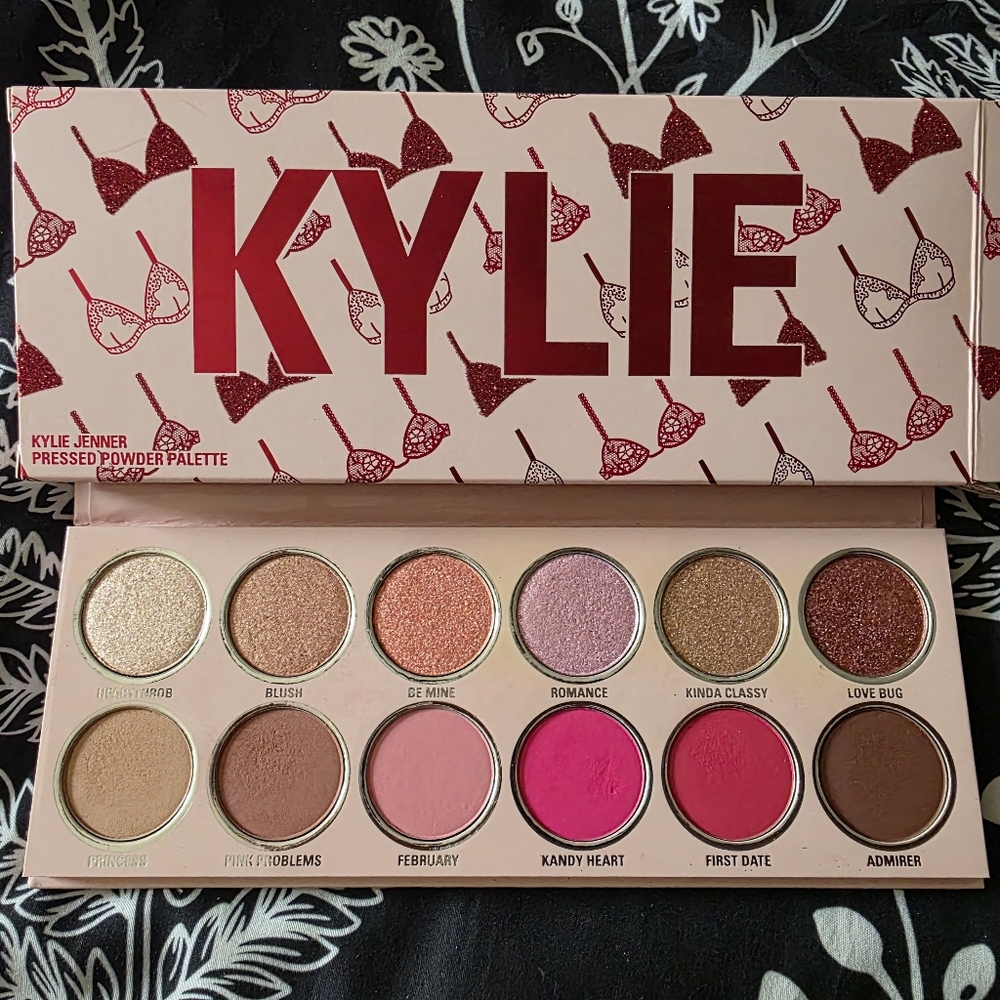 Kylie Cosmetics Pink and Brown Eyeshadow Palette Matte and Shimmer